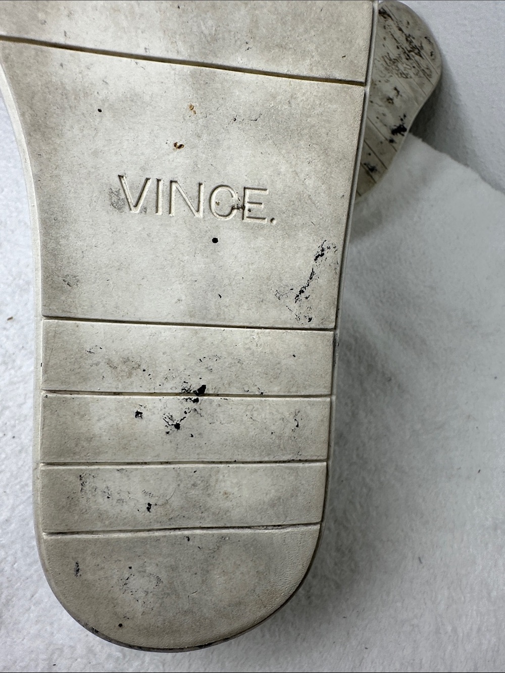Vince Blair Black Perforated Leather Slip-On Sneakers with White Comfort Sole 8 - Picture 12 of 16